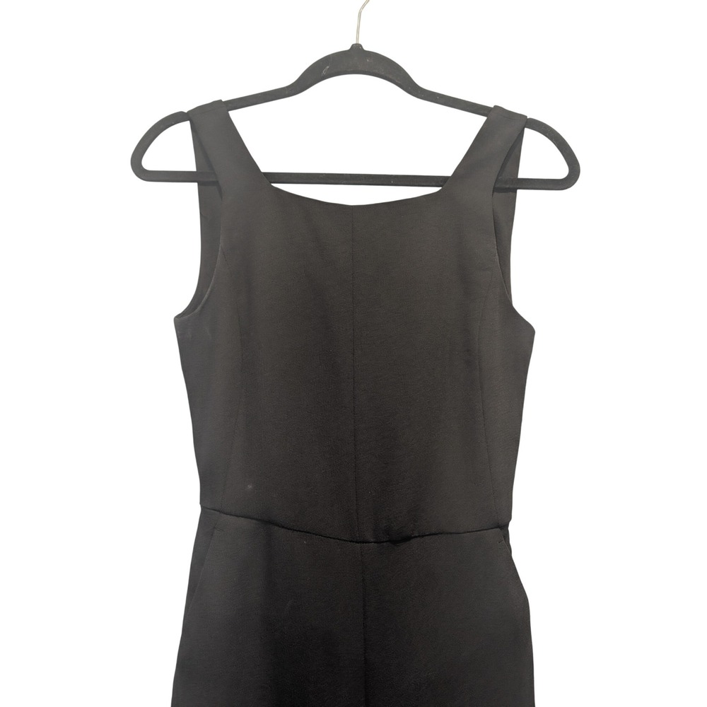 Aritzia Wilfred Black Sleeveless Jumpsuit Wide Leg Tie Back Casual Size 2 0300 - Picture 2 of 8